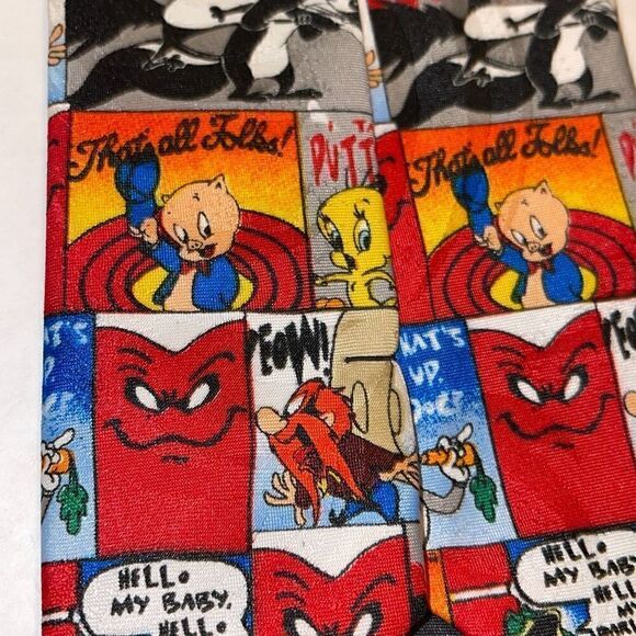 Vintage Looney Tunes Mania 53” Tie - Picture 7 of 8